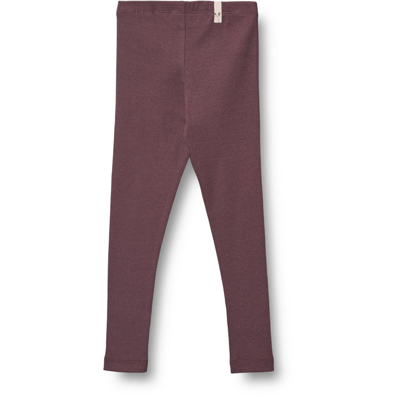 Wheat Main Gerippte Leggings Leggings 3374 soft eggplant