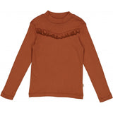 Wheat Geripptes Langarmshirt Jersey Tops and T-Shirts 0001 bronze