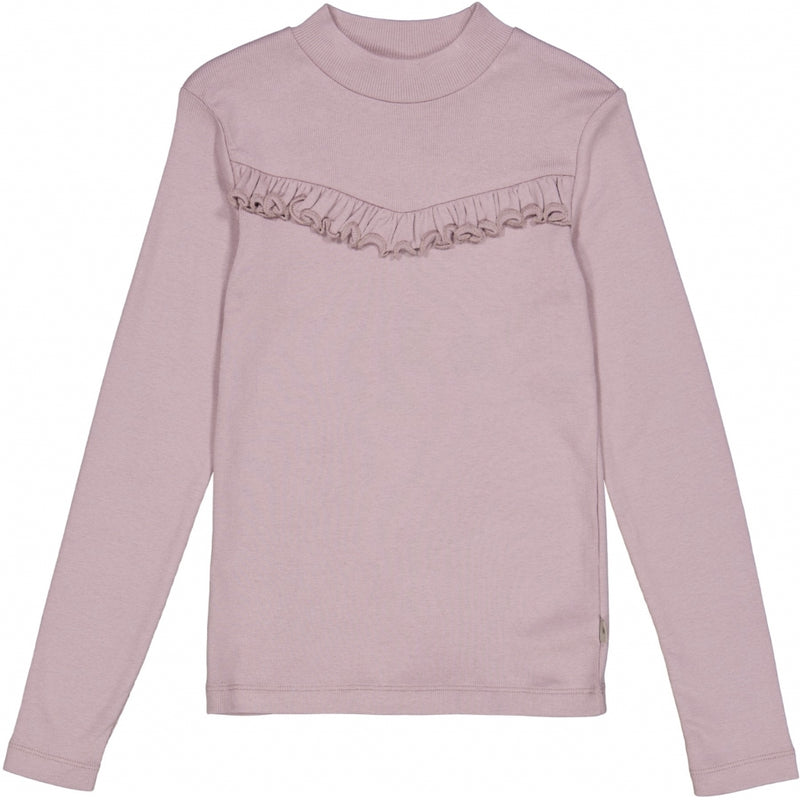 Wheat Geripptes Langarmshirt Jersey Tops and T-Shirts 1149 dusty lavender