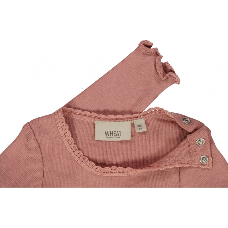 Wheat Geripptes Langarmshirt Jersey Tops and T-Shirts 2112 rose cheeks