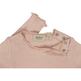 Wheat Geripptes Langarmshirt Jersey Tops and T-Shirts 2487 rose powder