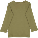 Wheat Geripptes Langarmshirt Jersey Tops and T-Shirts 4099 winter moss