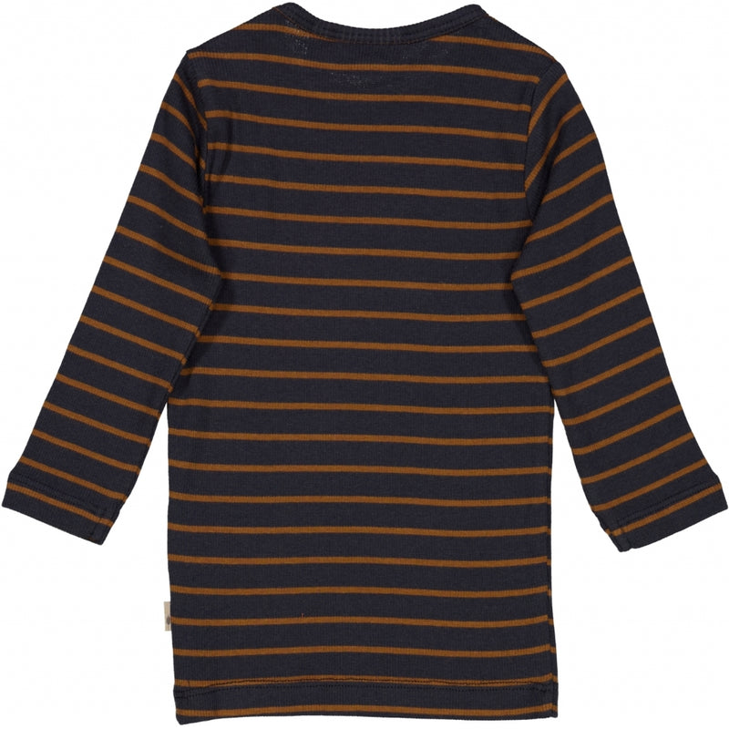 Wheat Geripptes Langarmshirt Jersey Tops and T-Shirts 1397 midnight blue stripe