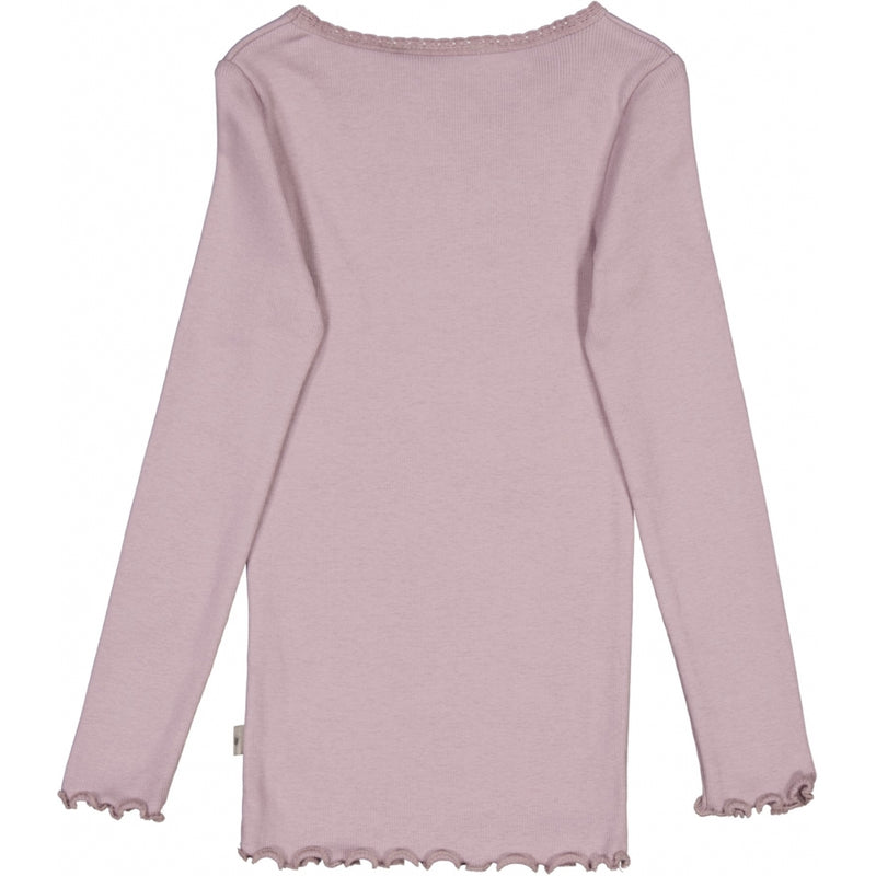 Wheat Geripptes Langarmshirt Spitze Jersey Tops and T-Shirts 1149 dusty lavender