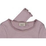 Wheat Geripptes Langarmshirt Spitze Jersey Tops and T-Shirts 1149 dusty lavender