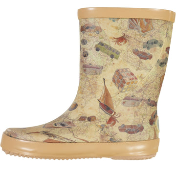 Wheat Footwear Gummistiefel Alpha bedruckt Rubber Boots 1066 holiday map