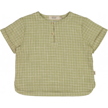 Wheat Main Hemd Abraham Shirts and Blouses 4141 green check
