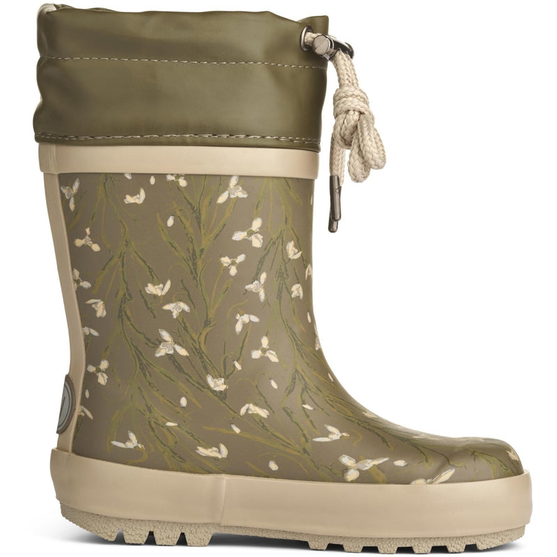 Wheat Footwear Hohe Thermo-Gummistiefel Print Rubber Boots 4125 snowdrops