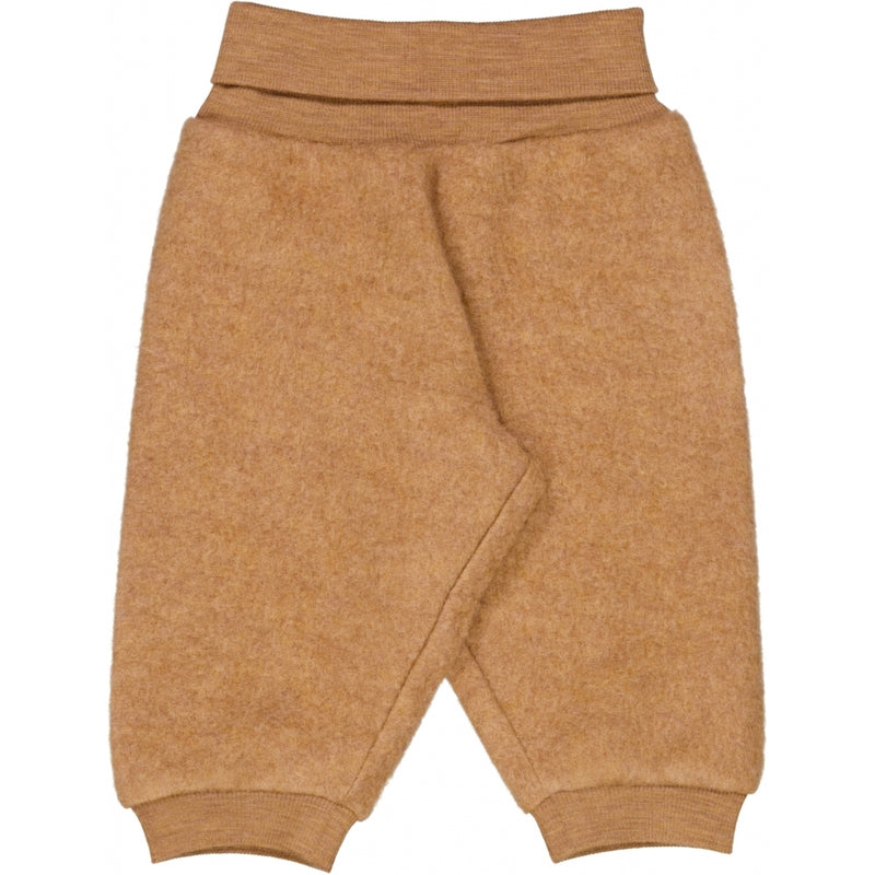 Wheat Wool Hose aus gefilzter Merinowolle Trousers 3510 clay melange