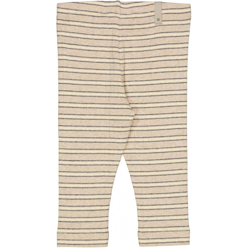 Wheat Jersey Leggings Leggings 5414 oat melange stripe