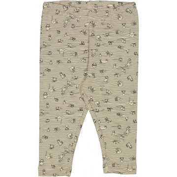Wheat Main Jersey Leggings Silas Leggings 9090 striped animals