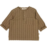 Wheat Langarm-Shirt Bjørk Shirts and Blouses 3035 pine check