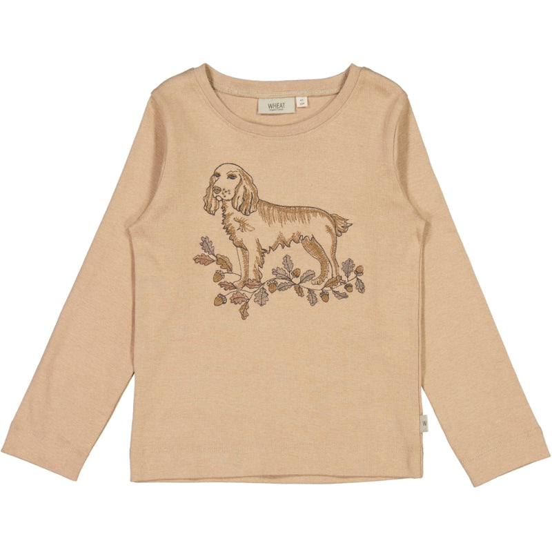 Wheat Langarm-Shirt Hund Jersey Tops and T-Shirts 3320 affogato