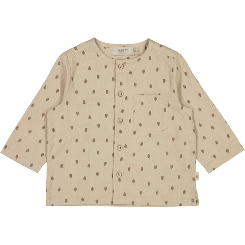 Wheat Langarm-Shirt Jamie Shirts and Blouses 0074 gravel sprucecone