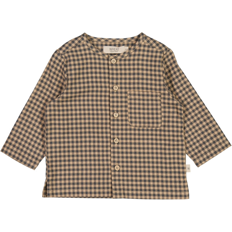 Wheat Langarm-Shirt Jamie Shirts and Blouses 3321 affogato check