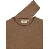 Wheat Langarm-Shirt Nor Jersey Tops and T-Shirts 3303 coffee melange