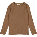 Wheat Langarm-Shirt Nor Jersey Tops and T-Shirts 3303 coffee melange