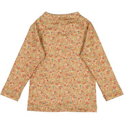 Wheat Langarm Badeshirt Dilan Swimwear 9401 small porcelain flowers