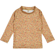 Wheat Langarm Badeshirt Dilan Swimwear 9401 small porcelain flowers