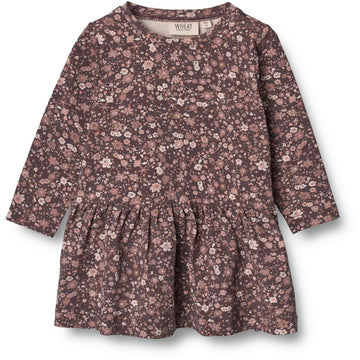 Wheat Main Langärmliges Jersey-Kleid Dresses 3120 soft eggplant meadow
