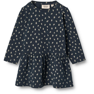Wheat Main Langärmliges Jersey-Kleid Bessie Dresses 1435 navy sprucecone