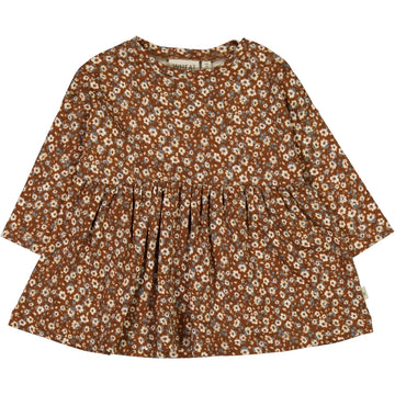 Wheat Main Langärmliges Jersey-Kleid Emmy Dresses 3523 dry clay anemones