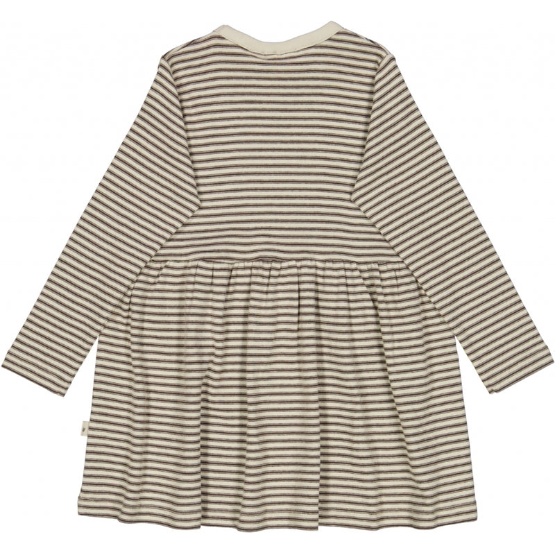 Wheat Langärmliges Jersey-Kleid mit Beeren-Stickerei Dresses 3054 mulch stripe