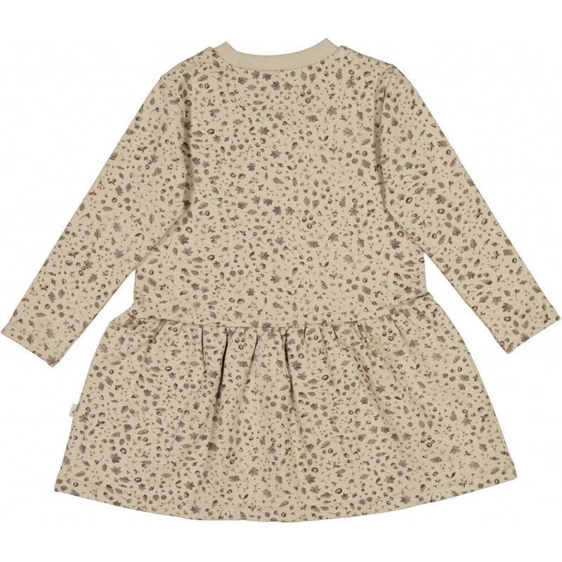 Wheat Langärmliges Sweat-Kleid Tascha Dresses 0073 gravel spruce and cone