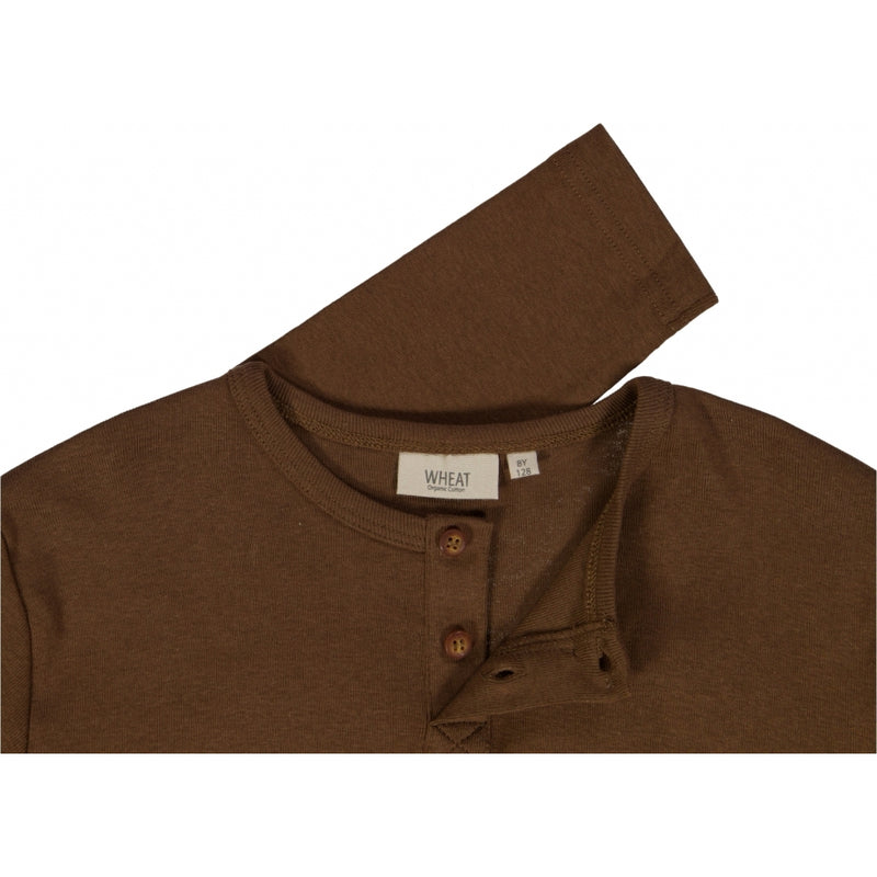 Wheat Langarmshirt Morris Jersey Tops and T-Shirts 3201 walnut