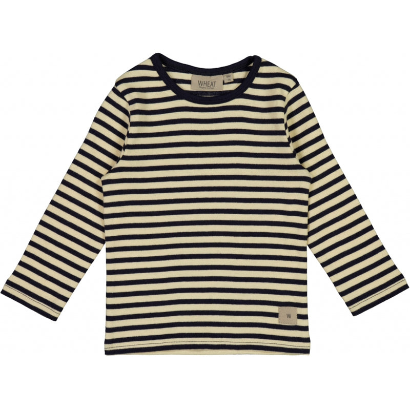 Wheat Langarmshirt Streifen Jersey Tops and T-Shirts 0327 deep wave stripe