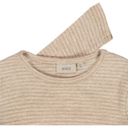 Wheat Wool Langarmshirt Wolle Jersey Tops and T-Shirts 3206 khaki stripe