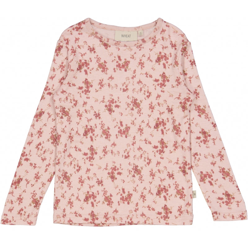 Wheat Wool Langarmshirt Wolle Jersey Tops and T-Shirts 2475 rose flowers