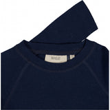 Wheat Wool Langarmshirt Wolle Jersey Tops and T-Shirts 1432 navy 