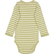 Wheat Larmarmbody mit Knöpfen Underwear/Bodies 4142 green stripe