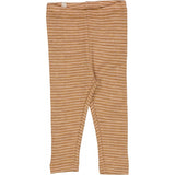 Wheat Wool Leggings aus Merinowolle Leggings 3515 clay melange wool stripe