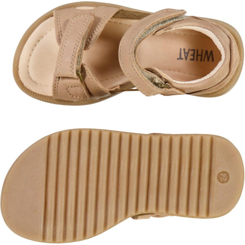 Wheat Footwear Macey Sandale offene Zehen Prewalkers 9208 cartouche brown