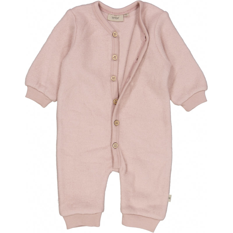 Wheat Wool Overall Fleece Jumpsuits 2487 rose powder