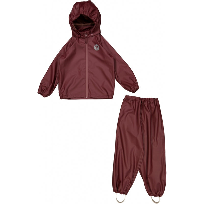 Wheat Outerwear Regenbekleidungsset Charlie Rainwear 2750 maroon