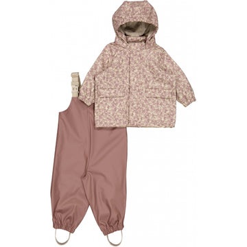 Wheat Outerwear Regenbekleidungsset Olaj Rainwear 2475 rose flowers