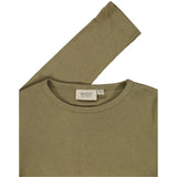 Wheat Rib Langarm-Shirt Jersey Tops and T-Shirts 3531 dry pine