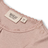 Wheat Rib Langarmbody Lace Underwear/Bodies 2026 rose