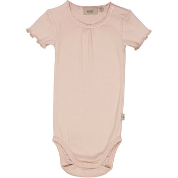 Wheat Main Ripp Body Kurzarm Underwear/Bodies 2400 powder