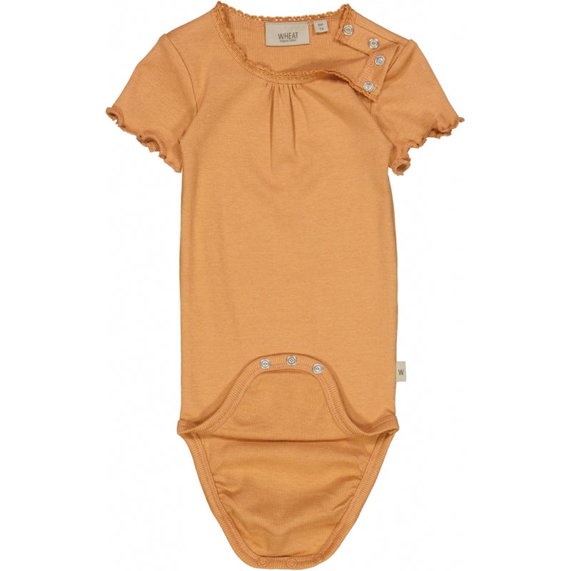Wheat Main Ripp Body Kurzarm Underwear/Bodies 3351 sandstone