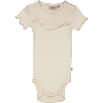 Wheat Main Ripp Body Rüschen Underwear/Bodies 3129 eggshell 