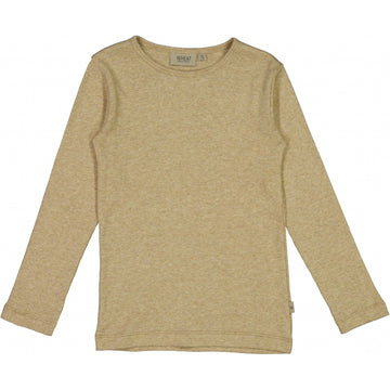Wheat Main Ripp Langarmshirt Jersey Tops and T-Shirts 5410 dark oat melange