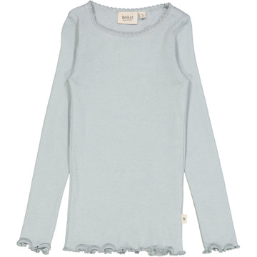 Wheat Main Ripp Langarmshirt Spitze Jersey Tops and T-Shirts 1228 dusty dove