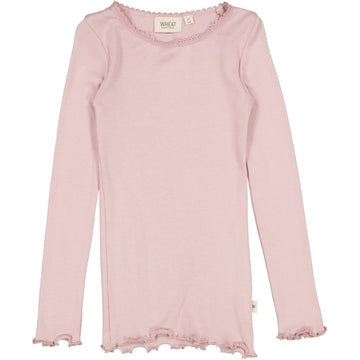 Wheat Main Ripp Langarmshirt Spitze Jersey Tops and T-Shirts 2433 powder rose 