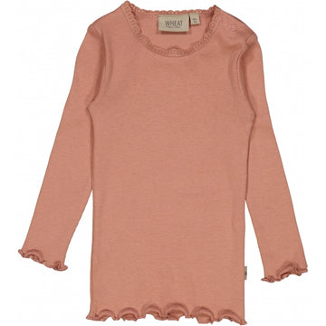 Wheat Main Ripp Langarmshirt Spitze Jersey Tops and T-Shirts 3045 cameo brown