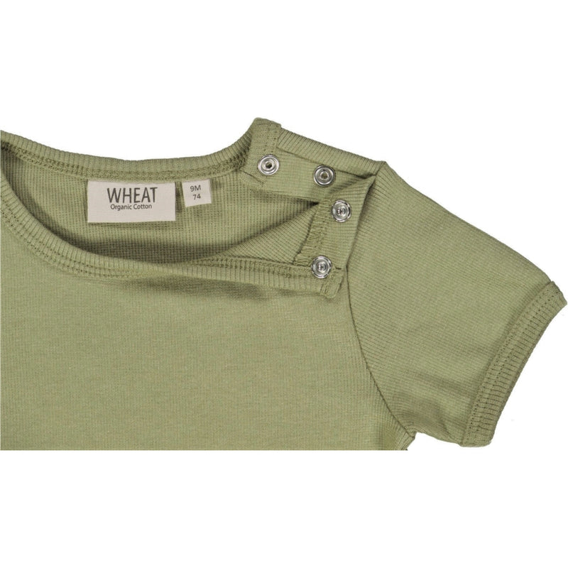 Wheat Ripp T-Shirt Jersey Tops and T-Shirts 4095 forest mist