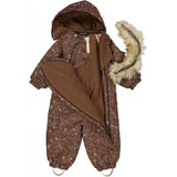Wheat Outerwear Schneeanzug Nickie Tech Snowsuit 3049 cone and flowers